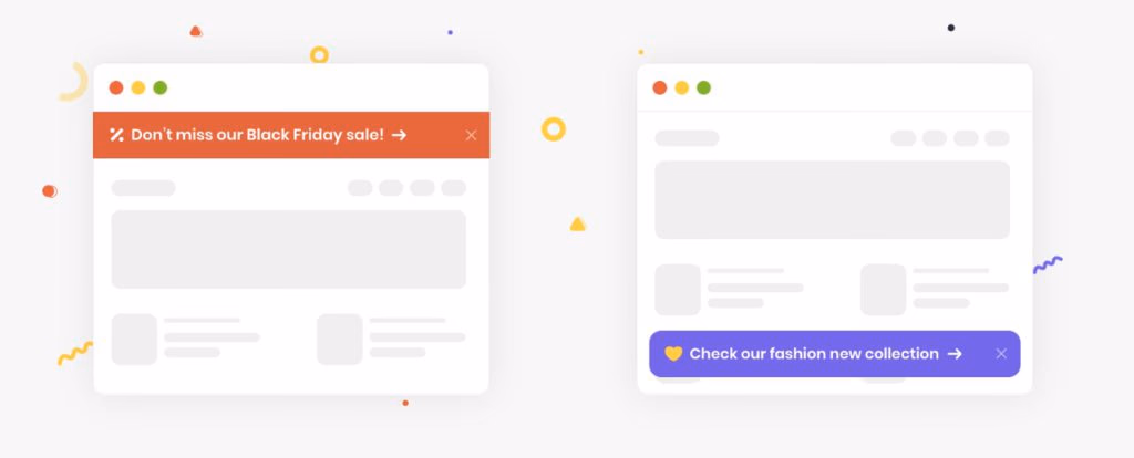 sample of in-app messaging using Gameball