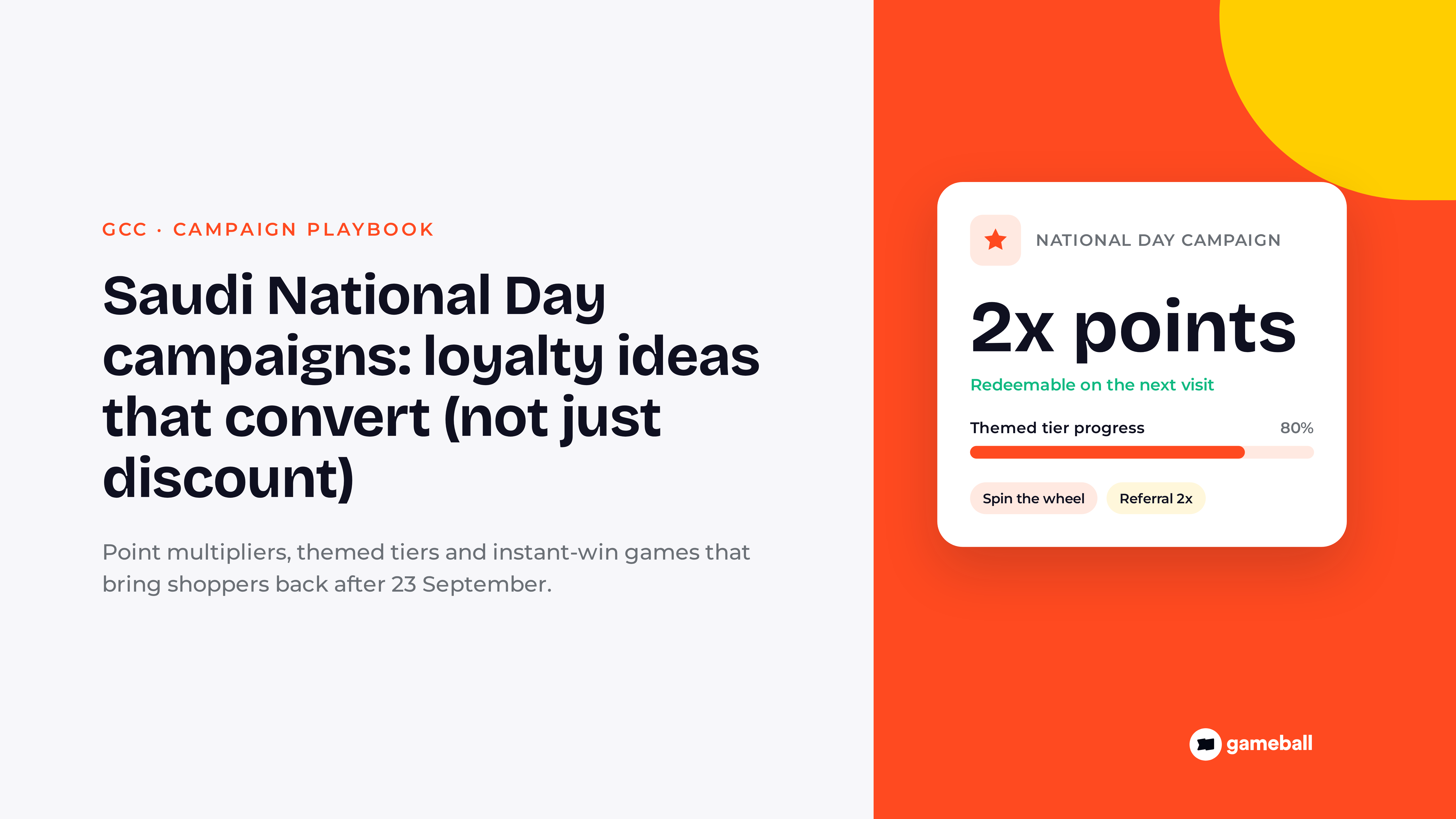 Saudi National Day Campaigns: Loyalty Ideas That Convert (Not Just Discount)