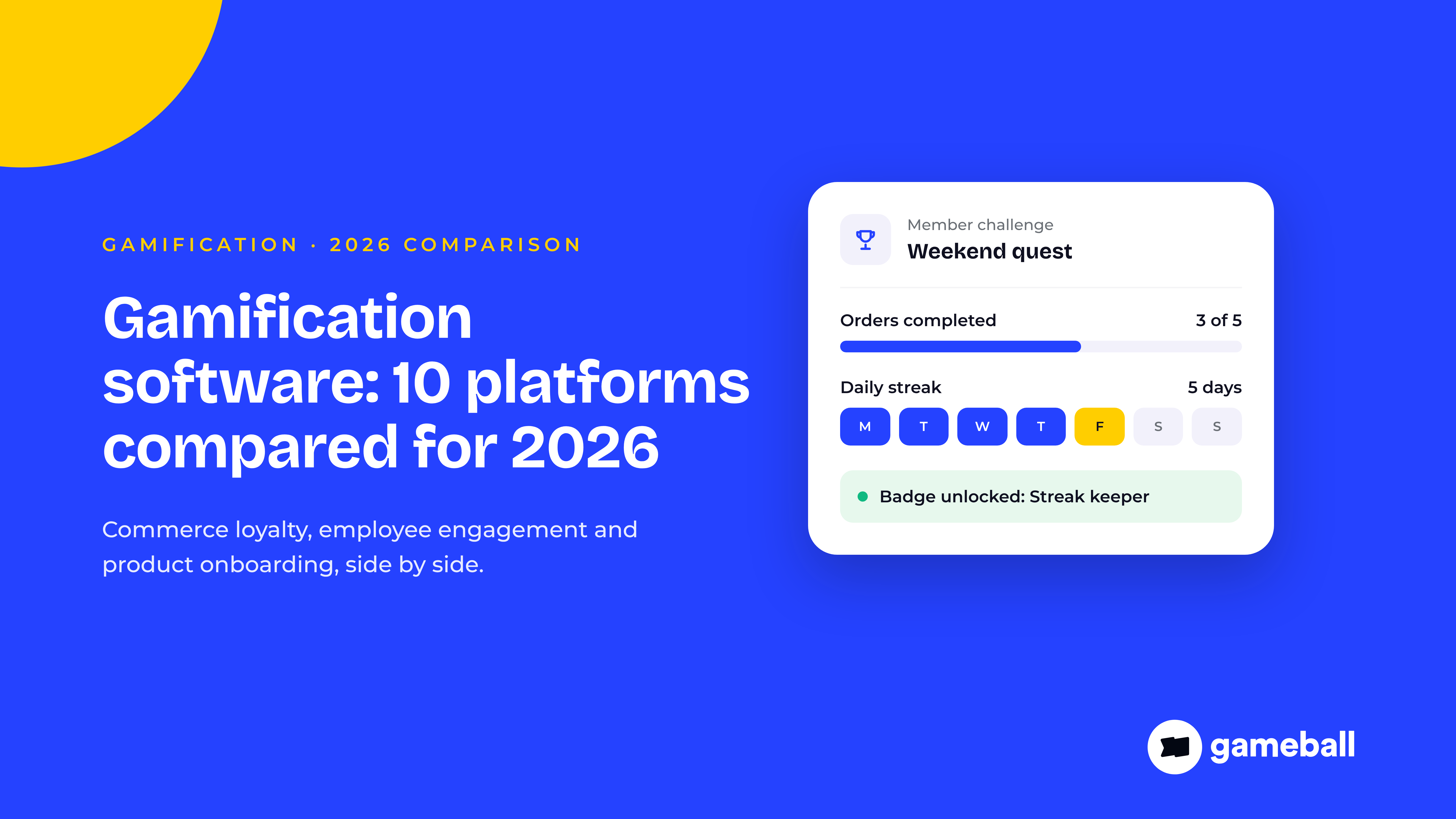 Gamification Software: 10 Platforms Compared for 2026