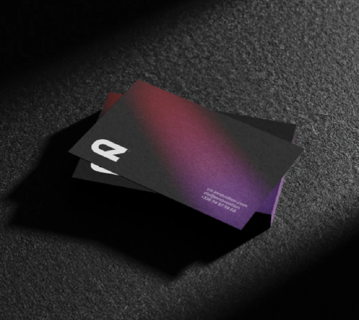 Conception de carte de visite premium