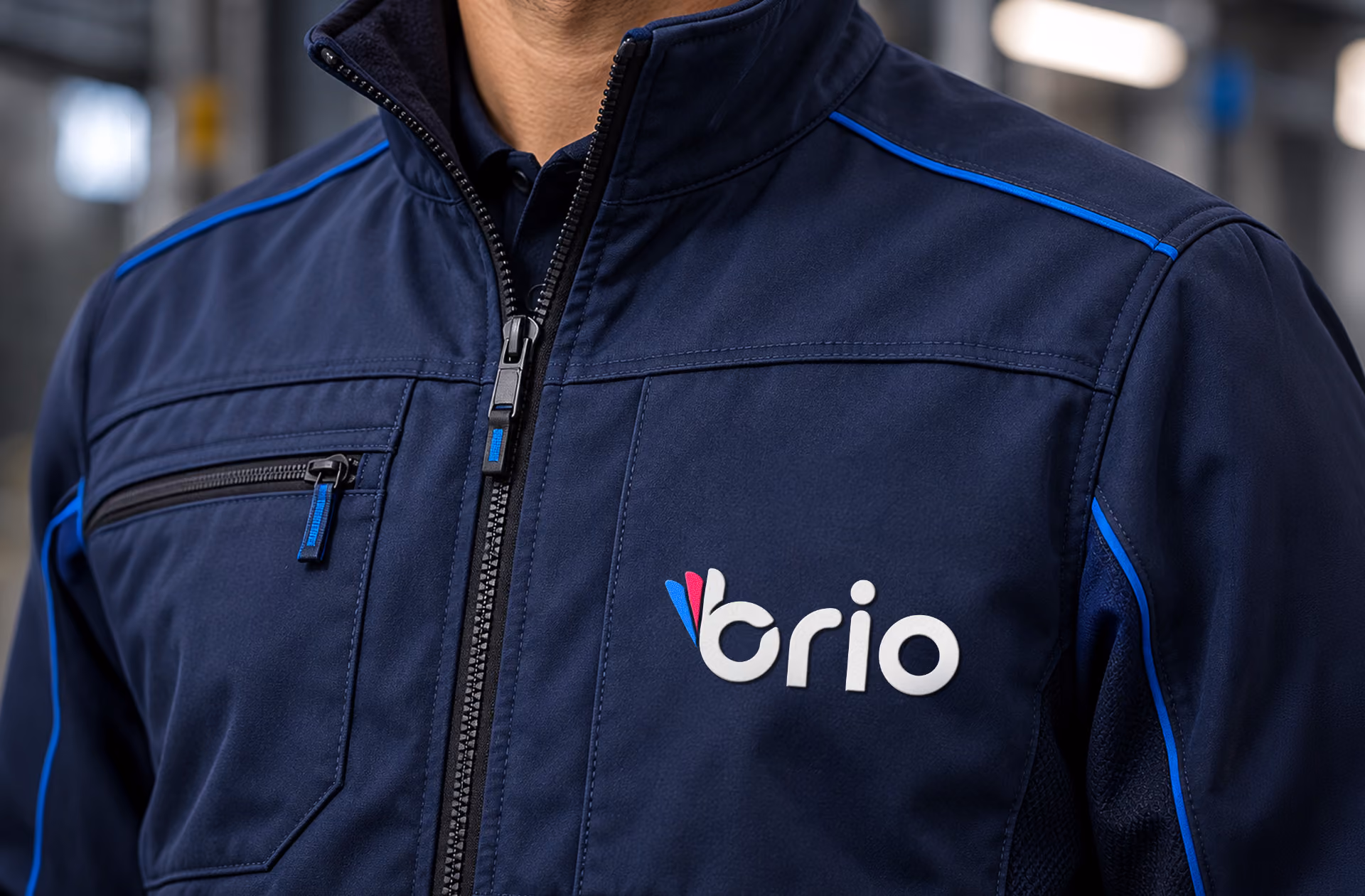 Veste de travail aux couleurs de Brio