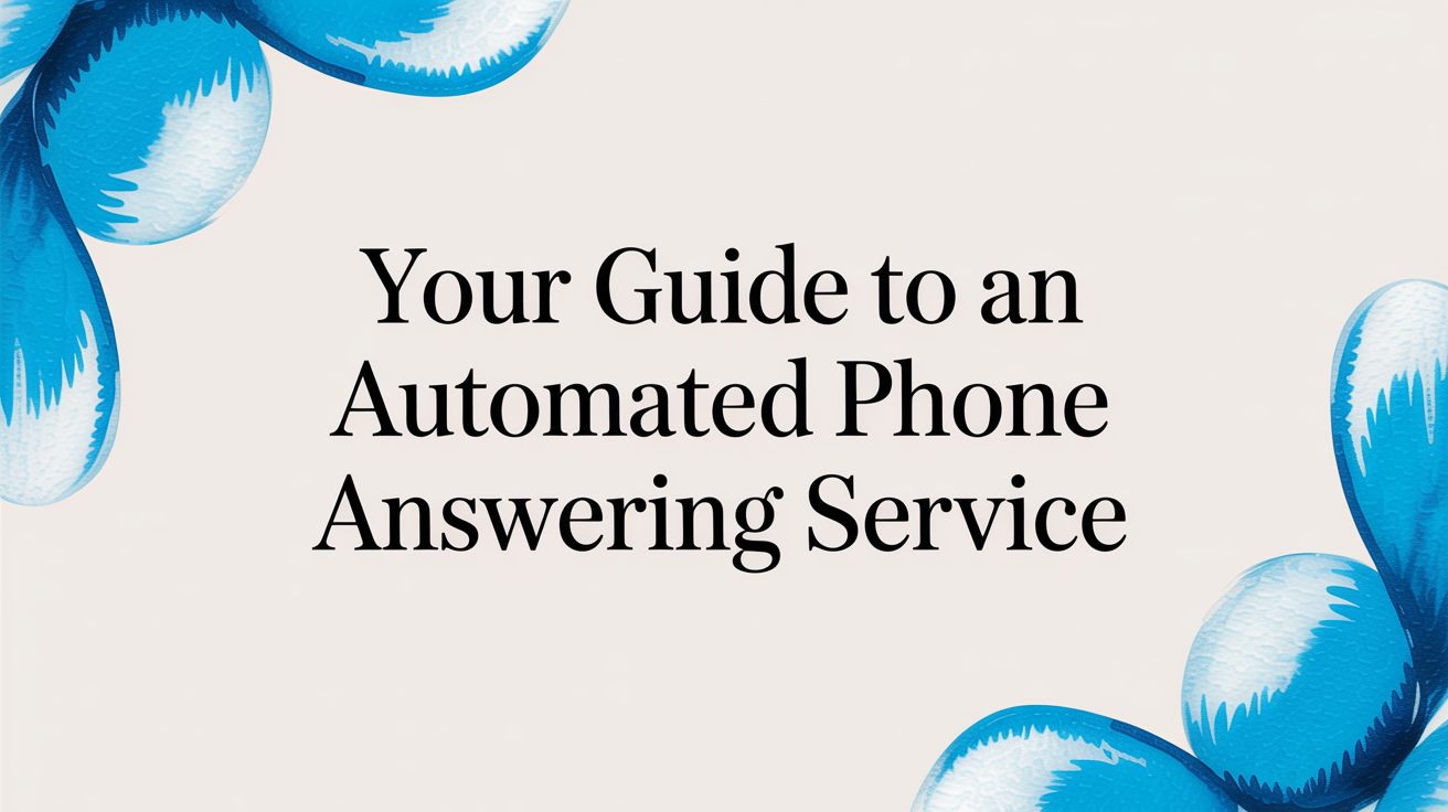 Your Guide to an Automated Phone answering Service