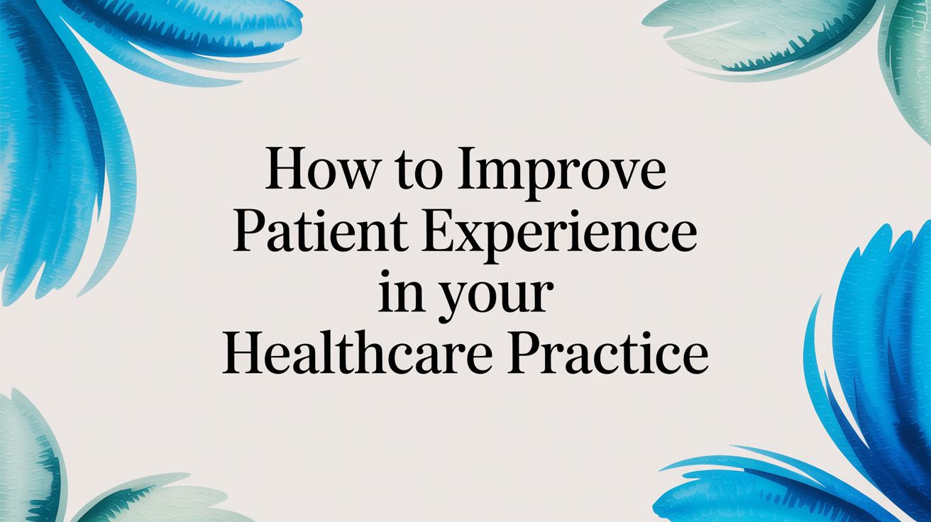 How to Improve Patient Experience in Your Healthcare Practice