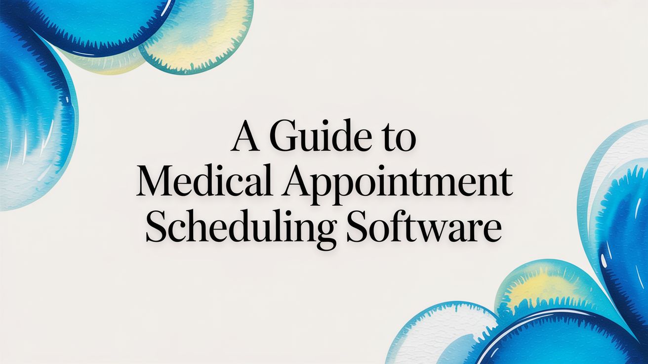 A Guide to Medical Appointment scheduling Software