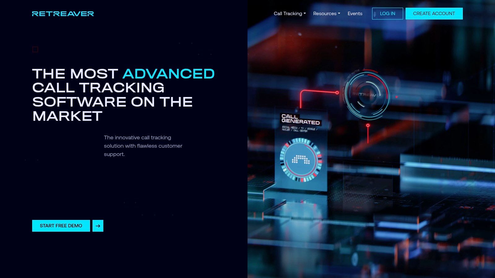 Retreaver dashboard interface