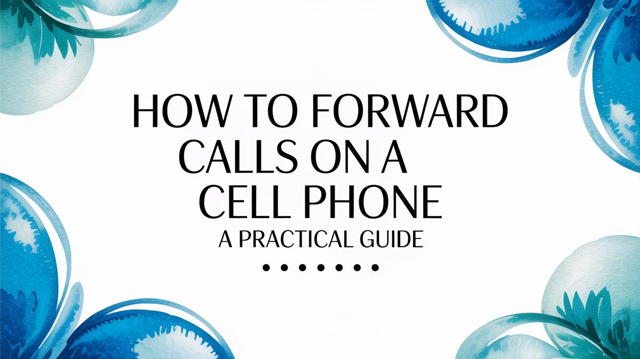 How to Forward Calls on a Cell Phone A Practical Guide