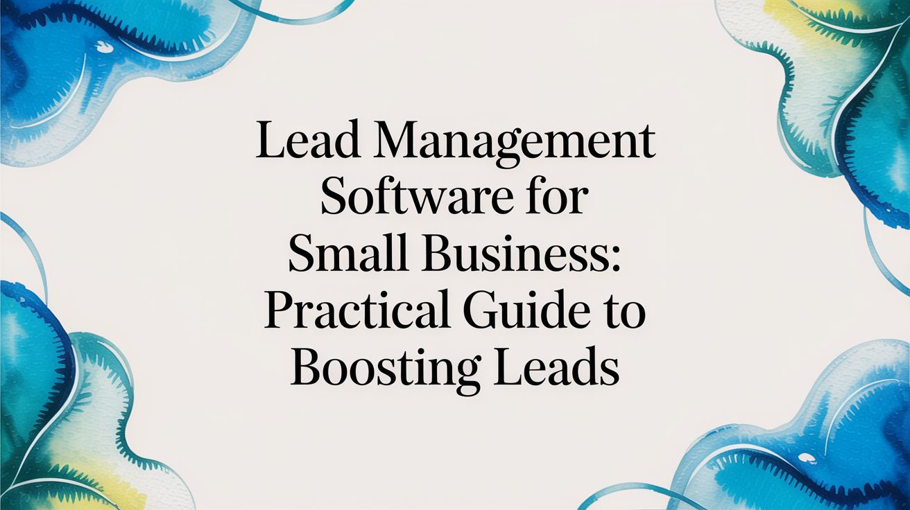 Lead Management Software for Small Business: Practical Guide to Boosting Leads