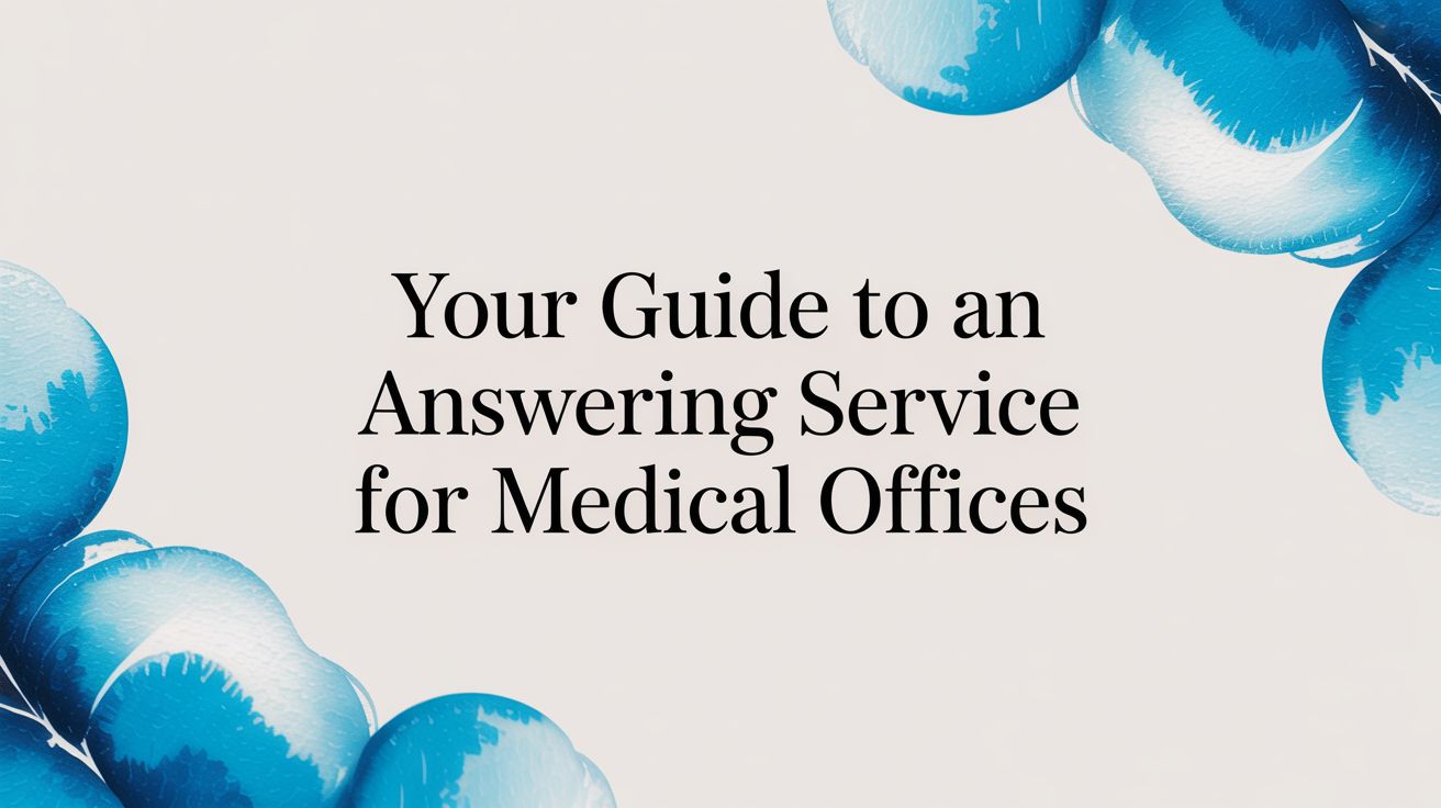 Your Guide to an Answering Service for Medical Offices