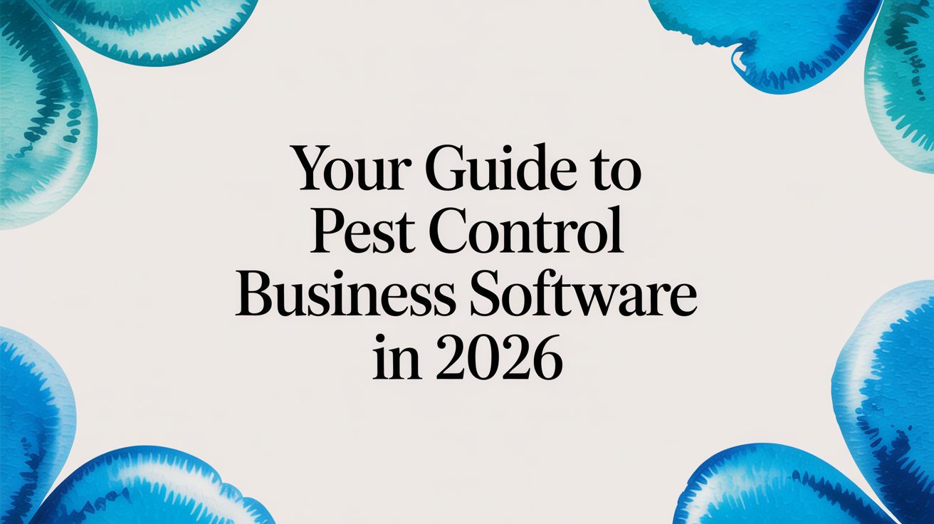 Your Guide to Pest Control Business Software in 2026