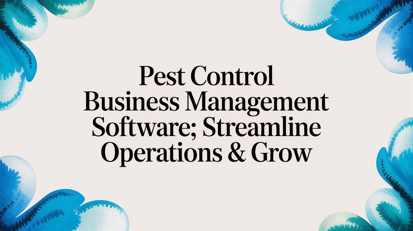 Pest Control Business Management Software: Streamline Operations & Grow