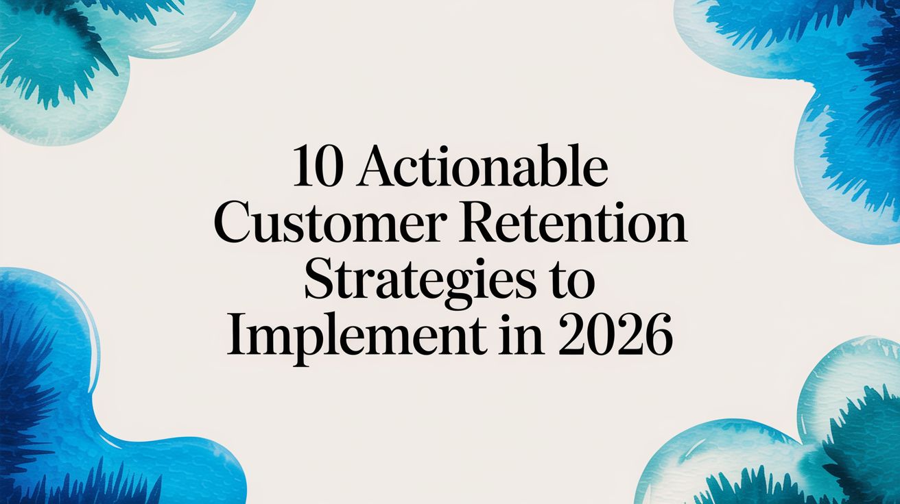 10 Actionable Customer Retention Strategies to Implement in 2026