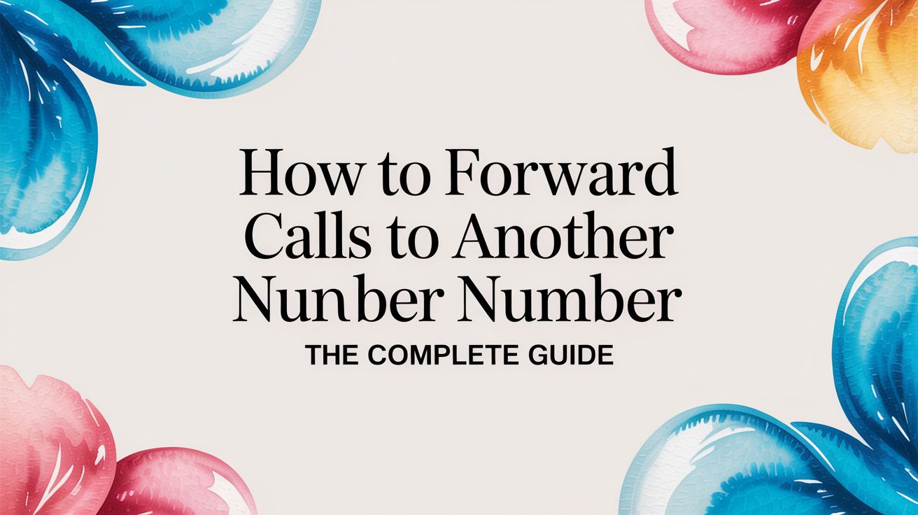 How to Forward Calls to Another Number The Complete Guide