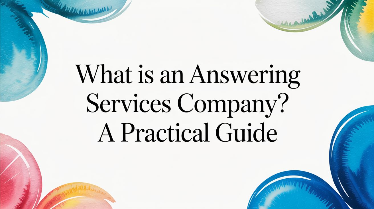 What Is an Answering Services Company? A Practical Guide for 2026