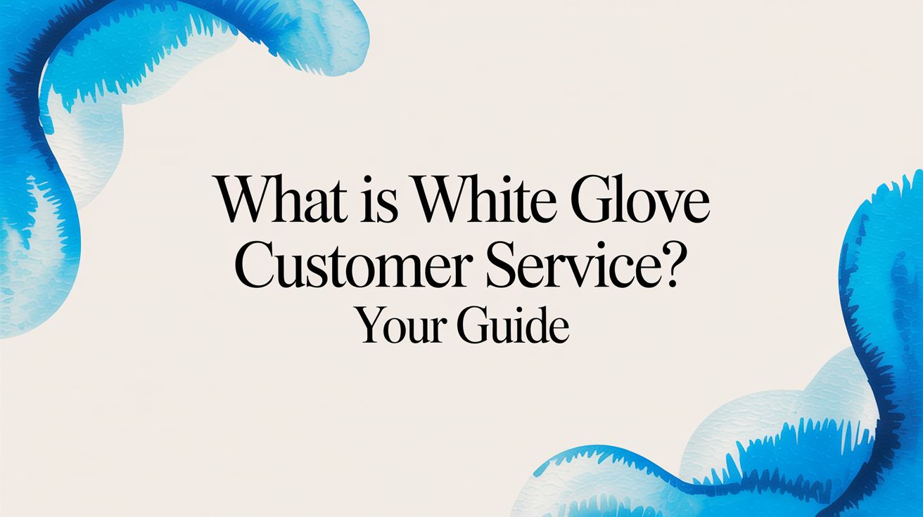 What is White Glove Customer Service? Your Guide