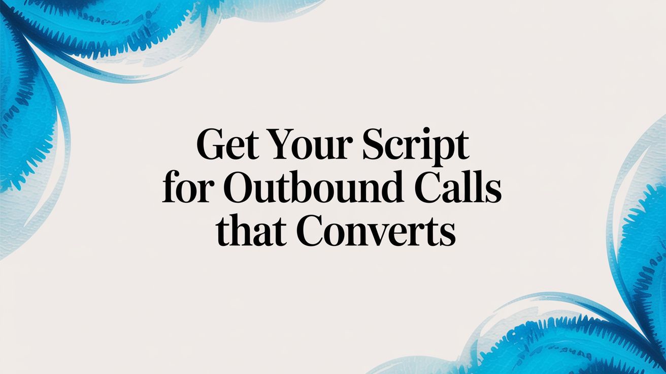 Get Your Script for Outbound Calls That Converts