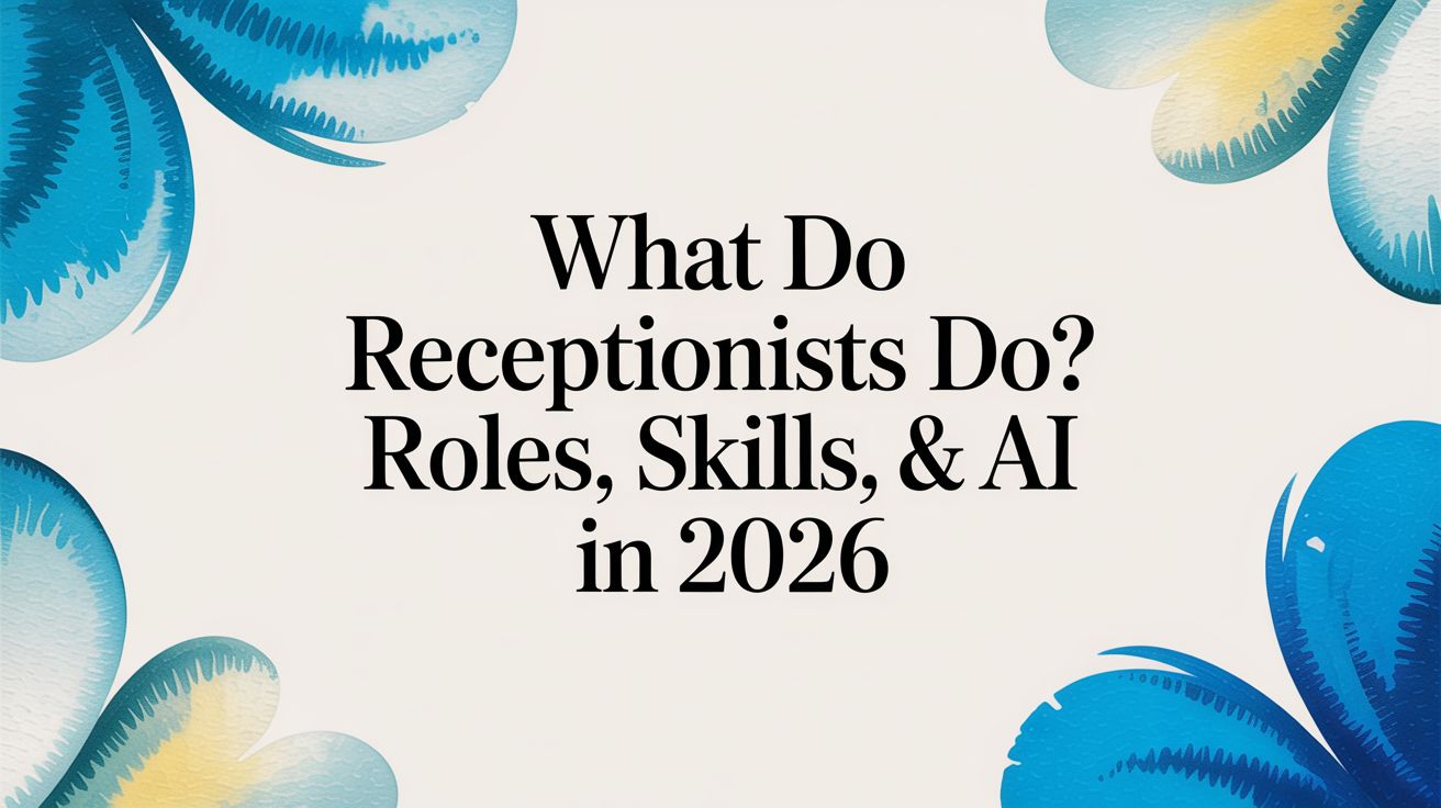 What Do Receptionists Do? Roles, Skills, & AI in 2026