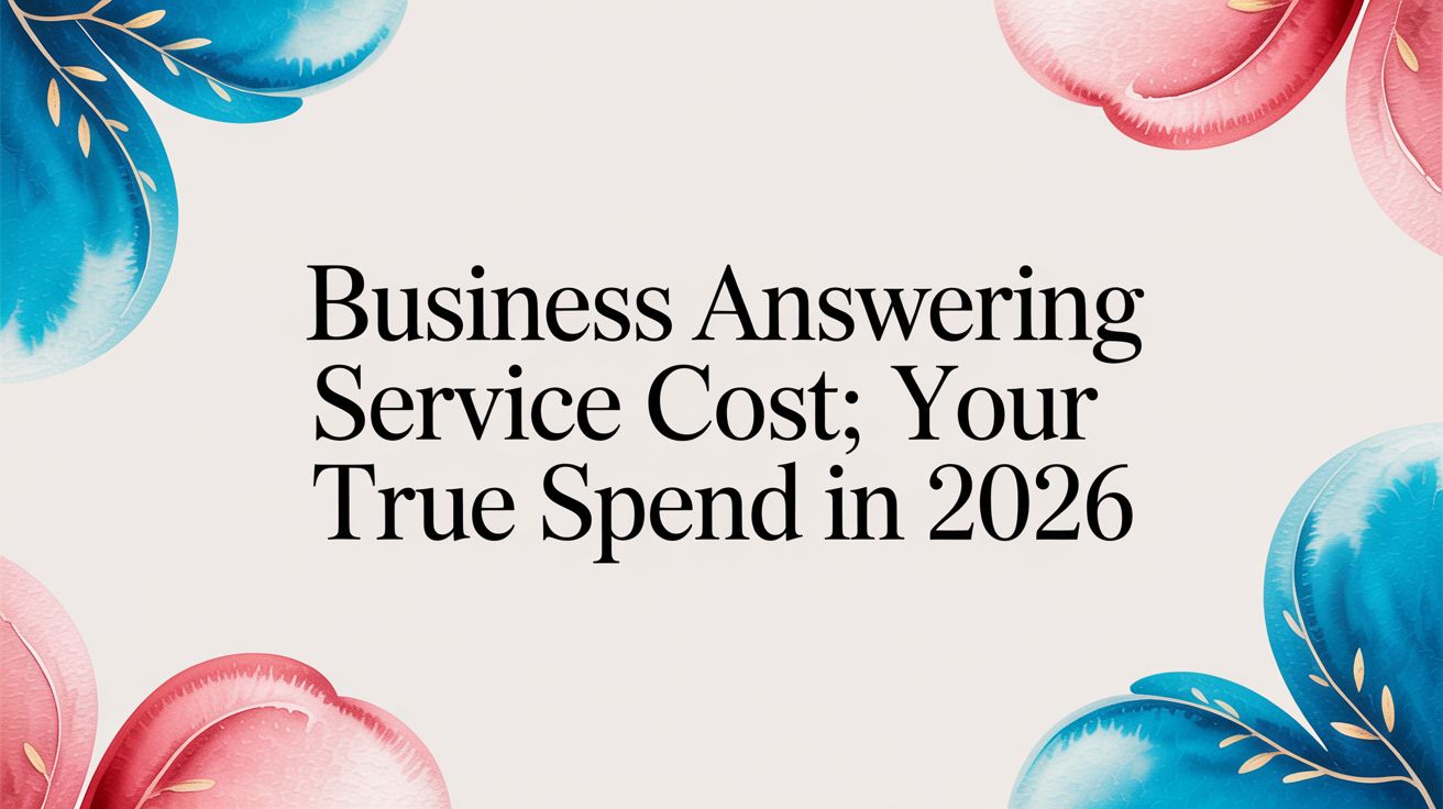 Business Answering Service Cost: Your True Spend in 2026