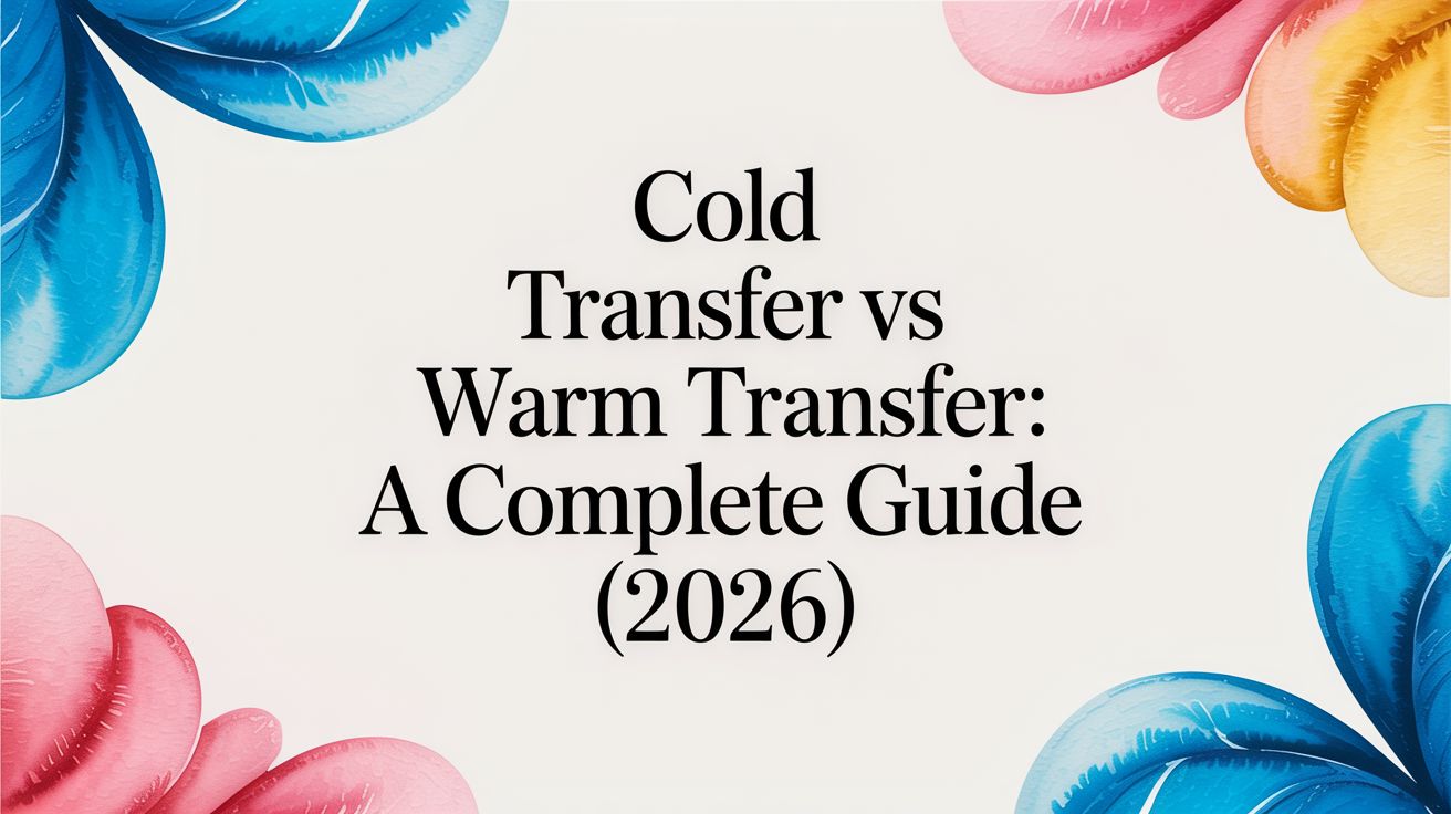 Cold Transfer vs Warm Transfer: A Complete Guide (2026)