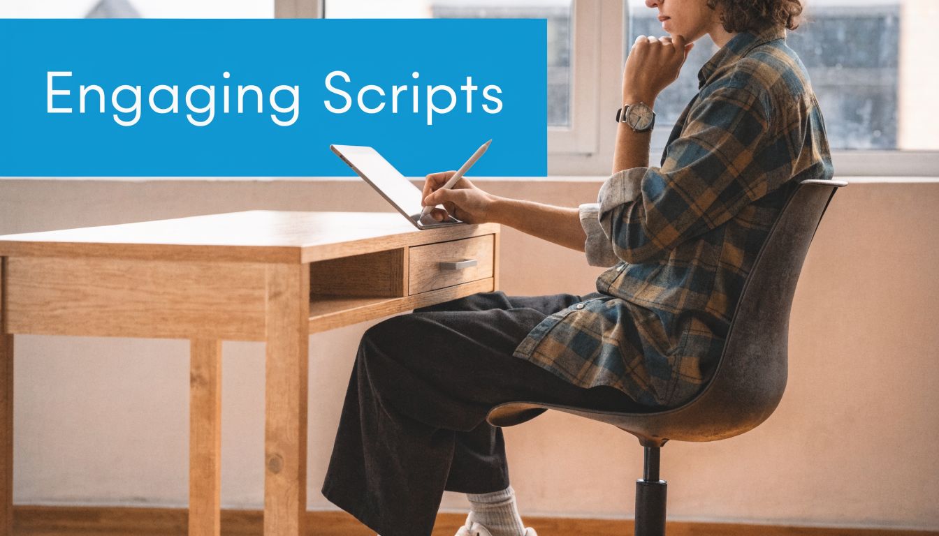 A person sitting at a wooden desk while writing on a tablet with a stylus pen.