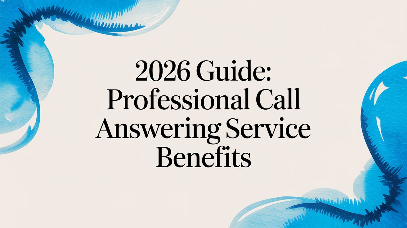 2026 Guide: Professional Call Answering Service Benefits