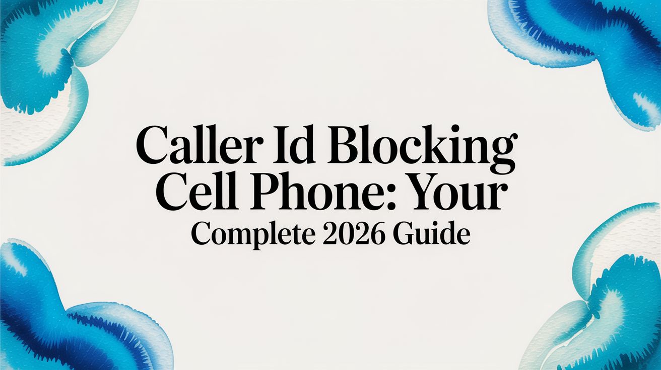 Caller ID Blocking Cell Phone: Your Complete 2026 Guide