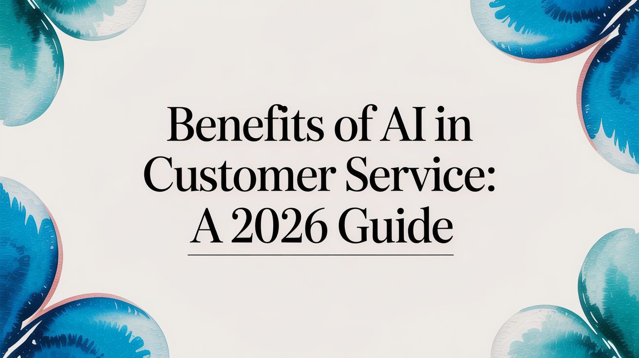 Benefits of AI in Customer Service: A 2026 Guide
