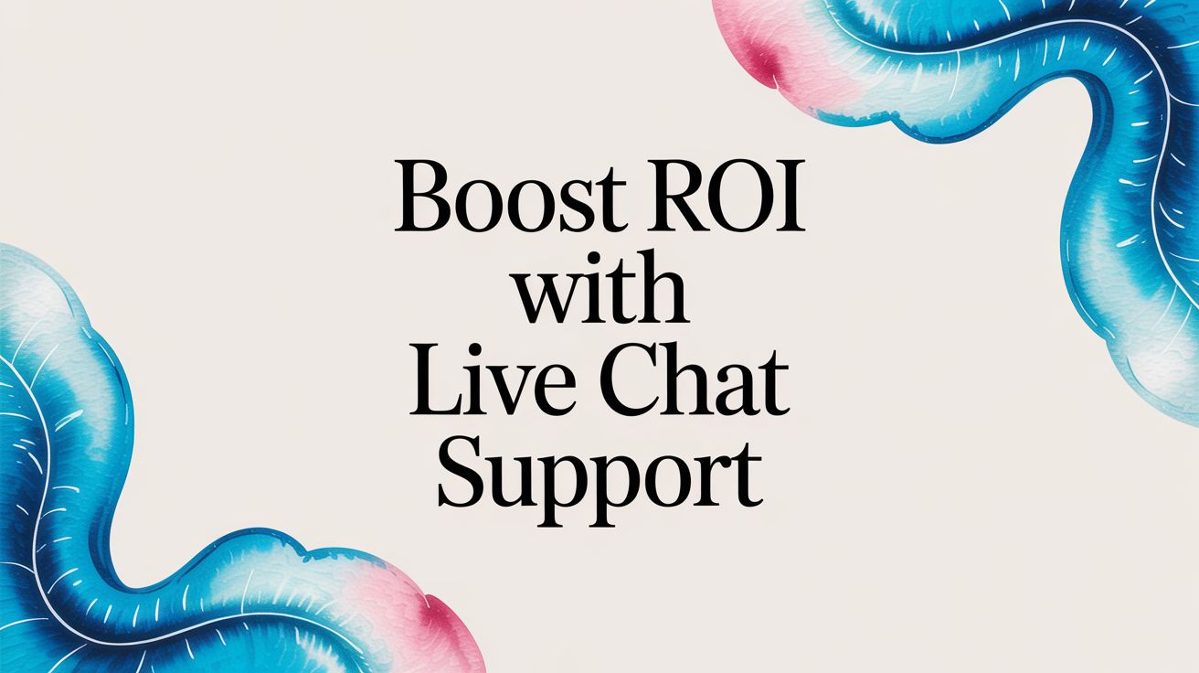 Boost ROI with Live Chat Support