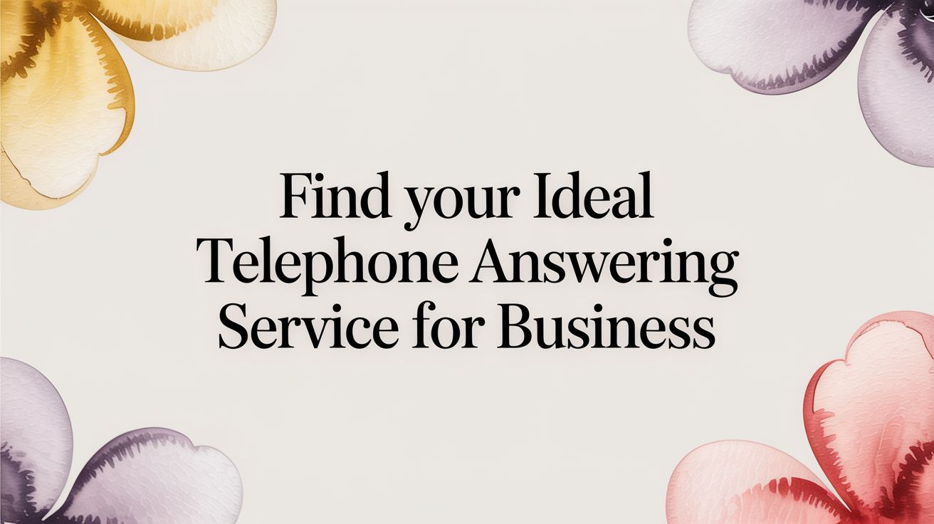 Find Your Ideal Telephone Answering Service For Business