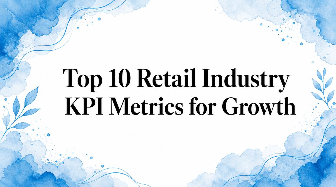 Top 10 Retail Industry KPI Metrics for Growth