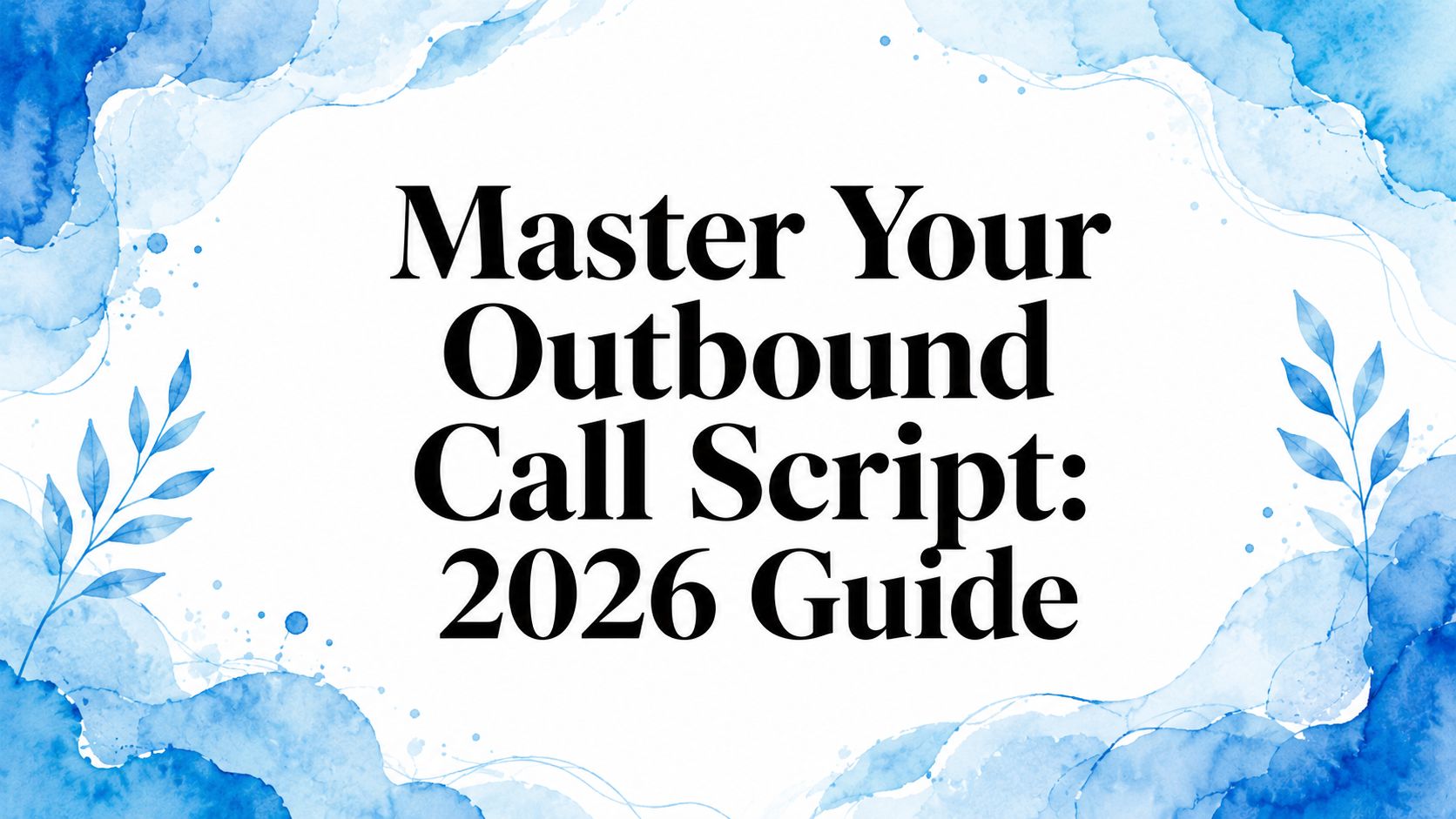 Master Your Outbound Call Script: 2026 Guide