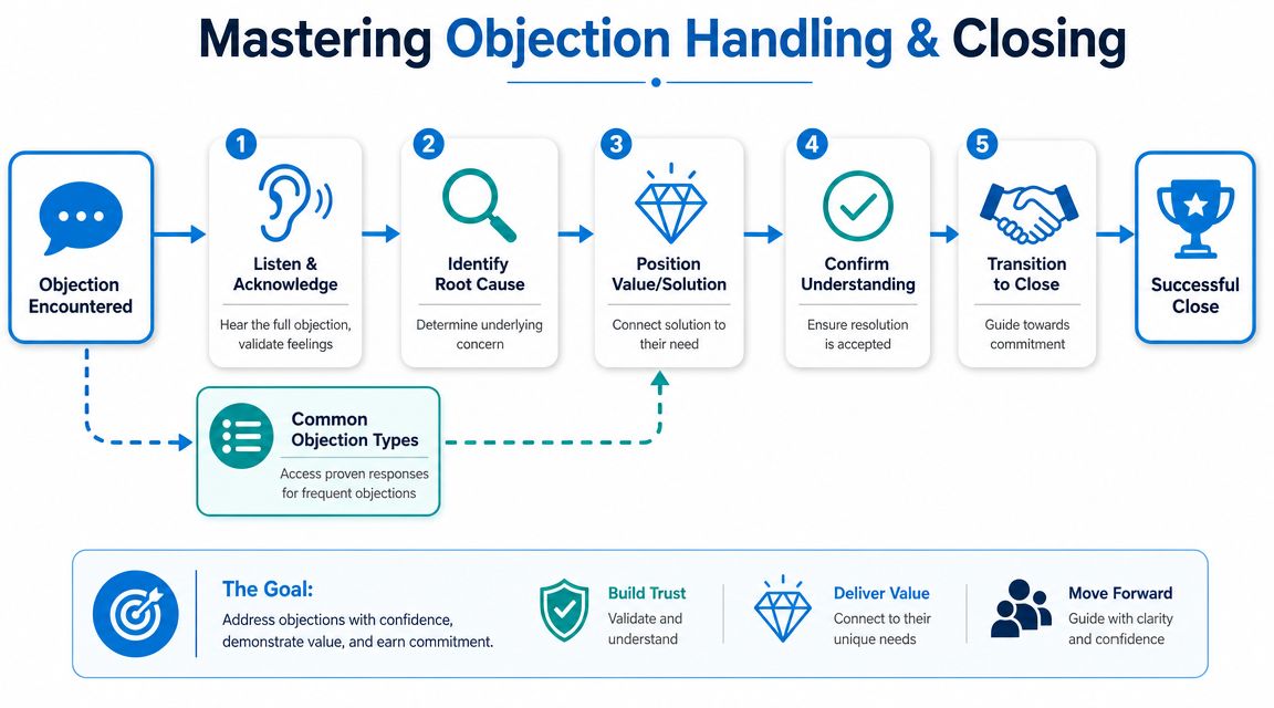 Mastering Objection Handling and Closing