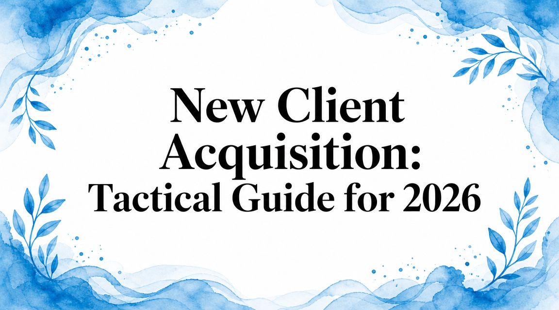 New Client Acquisition: Tactical Guide for 2026