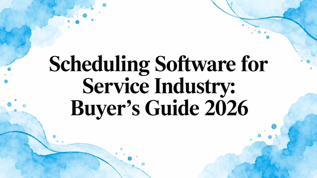 Scheduling Software for Service Industry: Buyer's Guide 2026