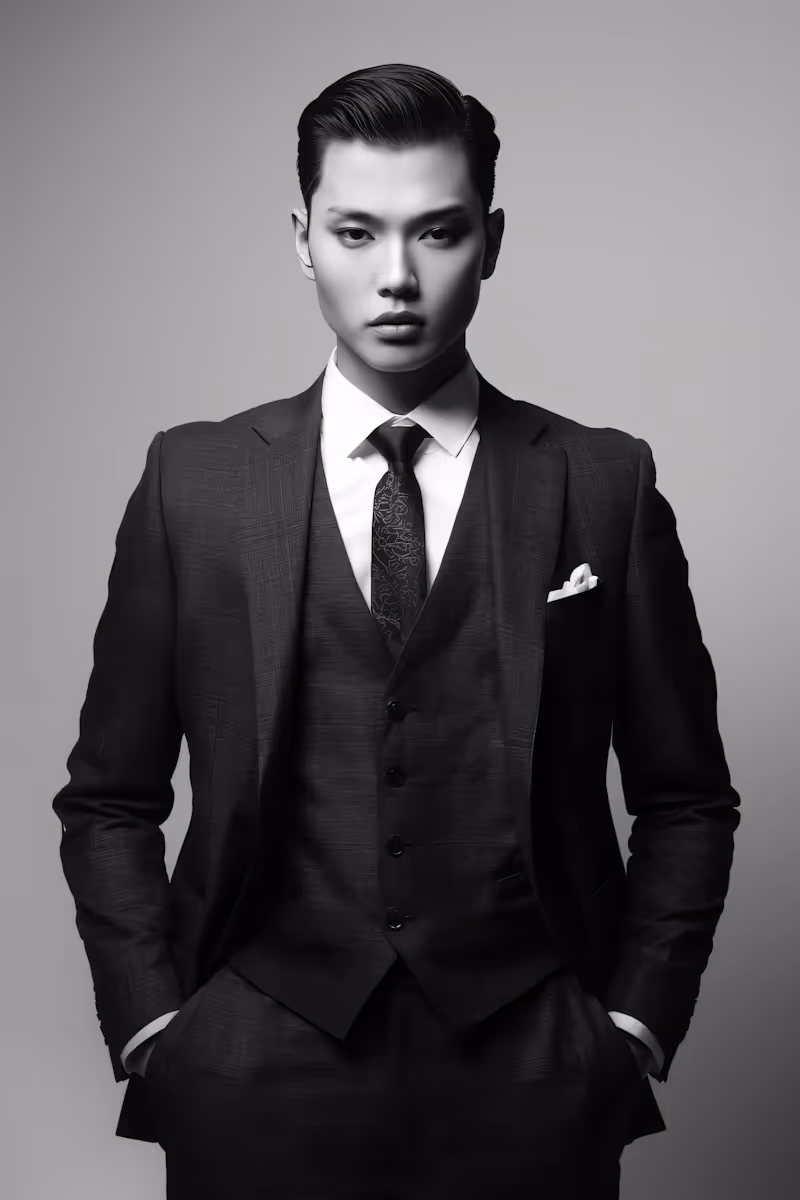 Modern Monochrome Portrait