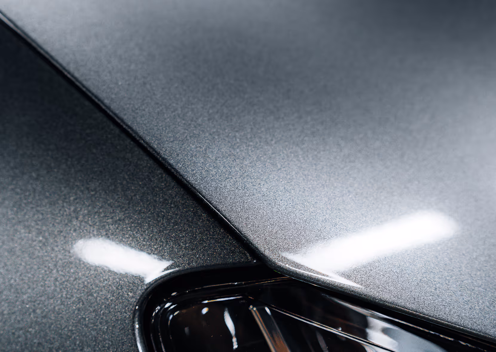 zdjęcie po wykonaniu korekty lakieru oraz naklejeniu folii ppf