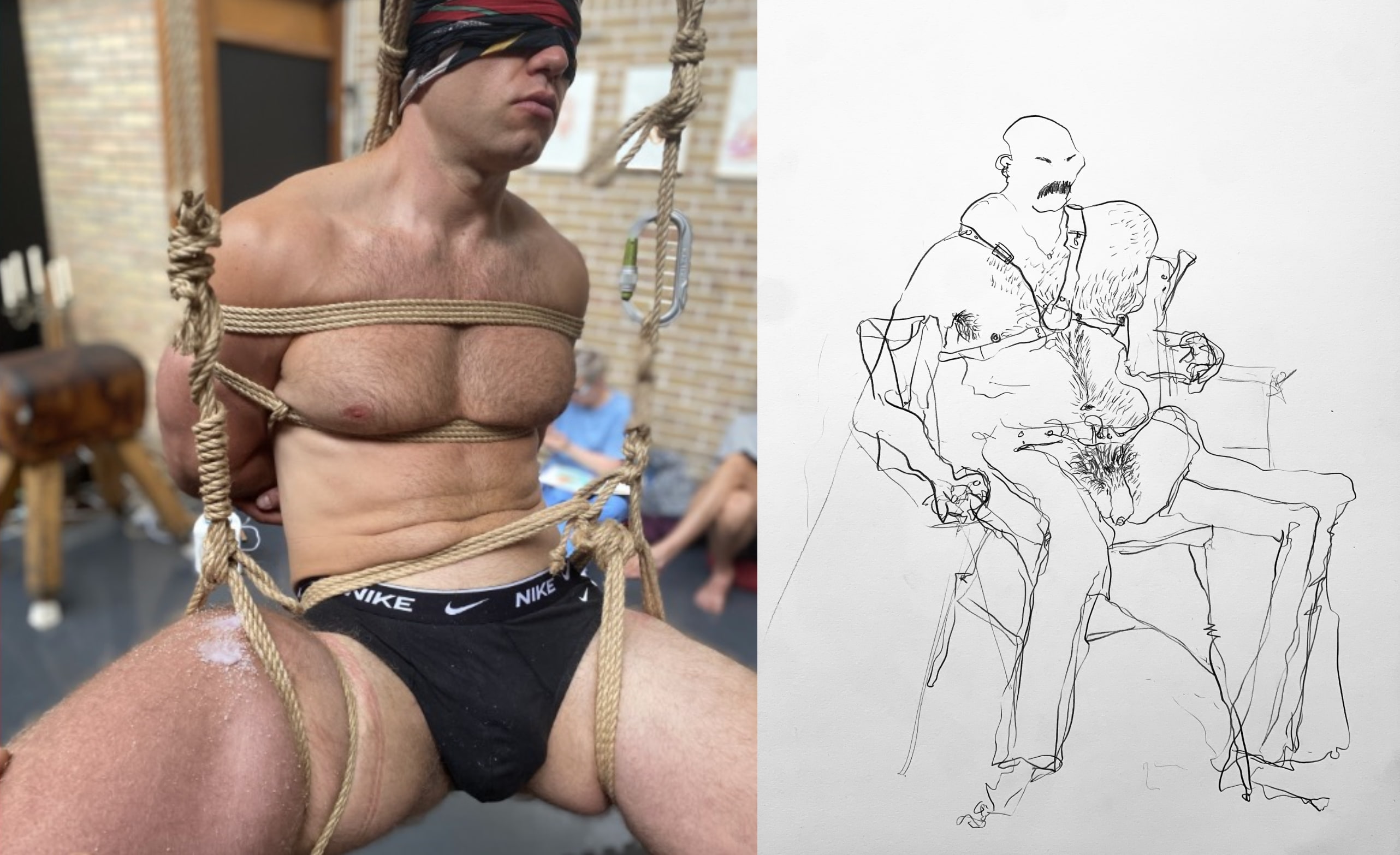 Drawing Shibari - Drawing the Argonauts