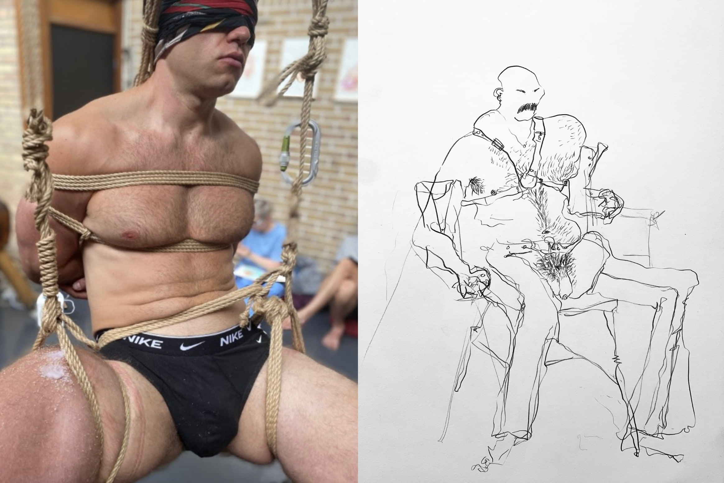 Drawing Shibari - Drawing the Argonauts