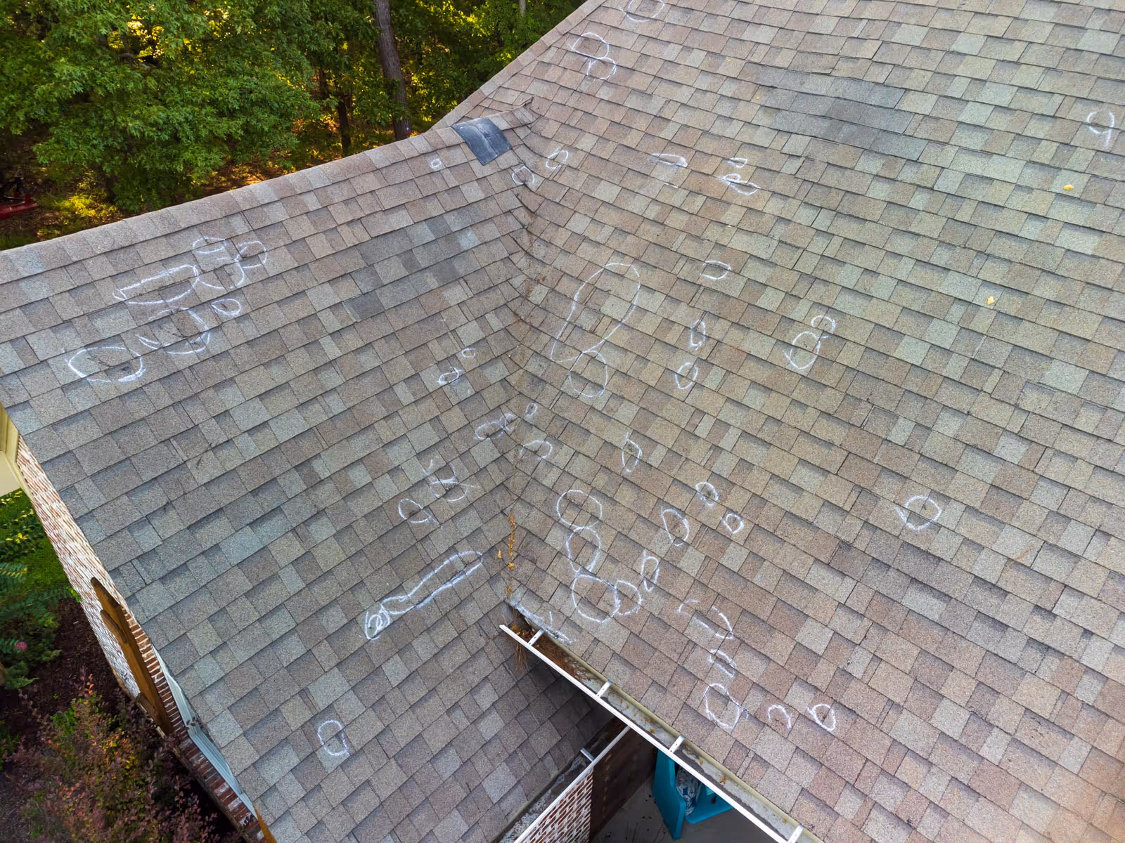 drone surveying storm damaged residential roof deck drone surveying storm damaged residential roof deck