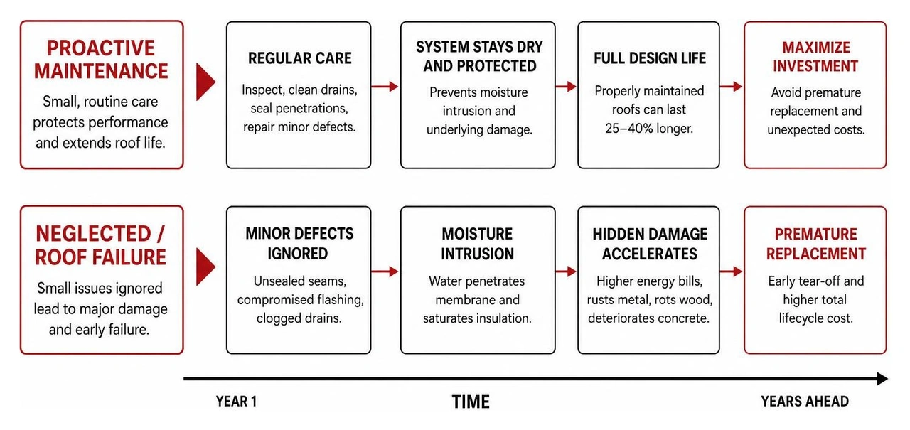 lifecycle cost comparison of proactive maintenance versus neglected roof failure lifecycle cost comparison of proactive maintenance versus neglected roof failure