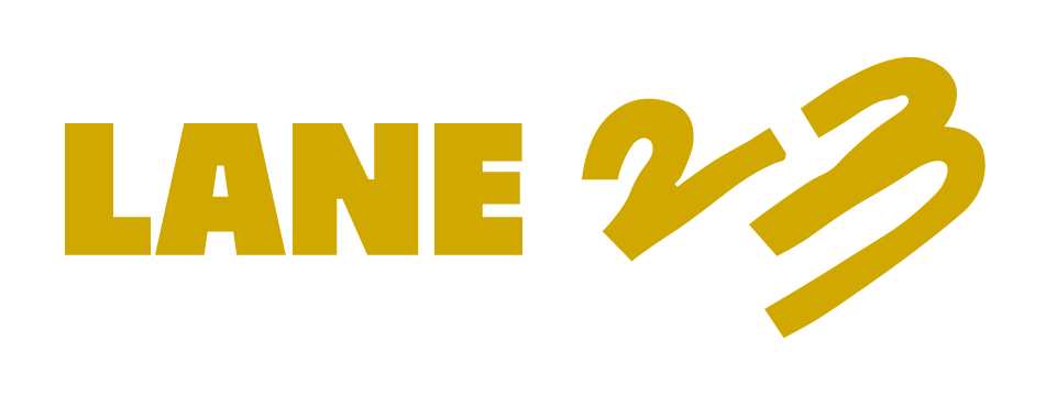 Text logo with the word 'LANE' in bold uppercase letters followed by a stylized number '23'.