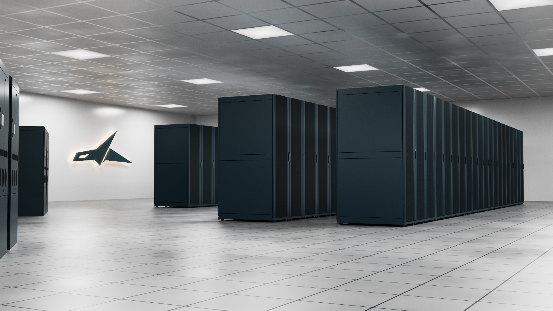 image of a modern eco-friendly building with integrated renewable energy systems