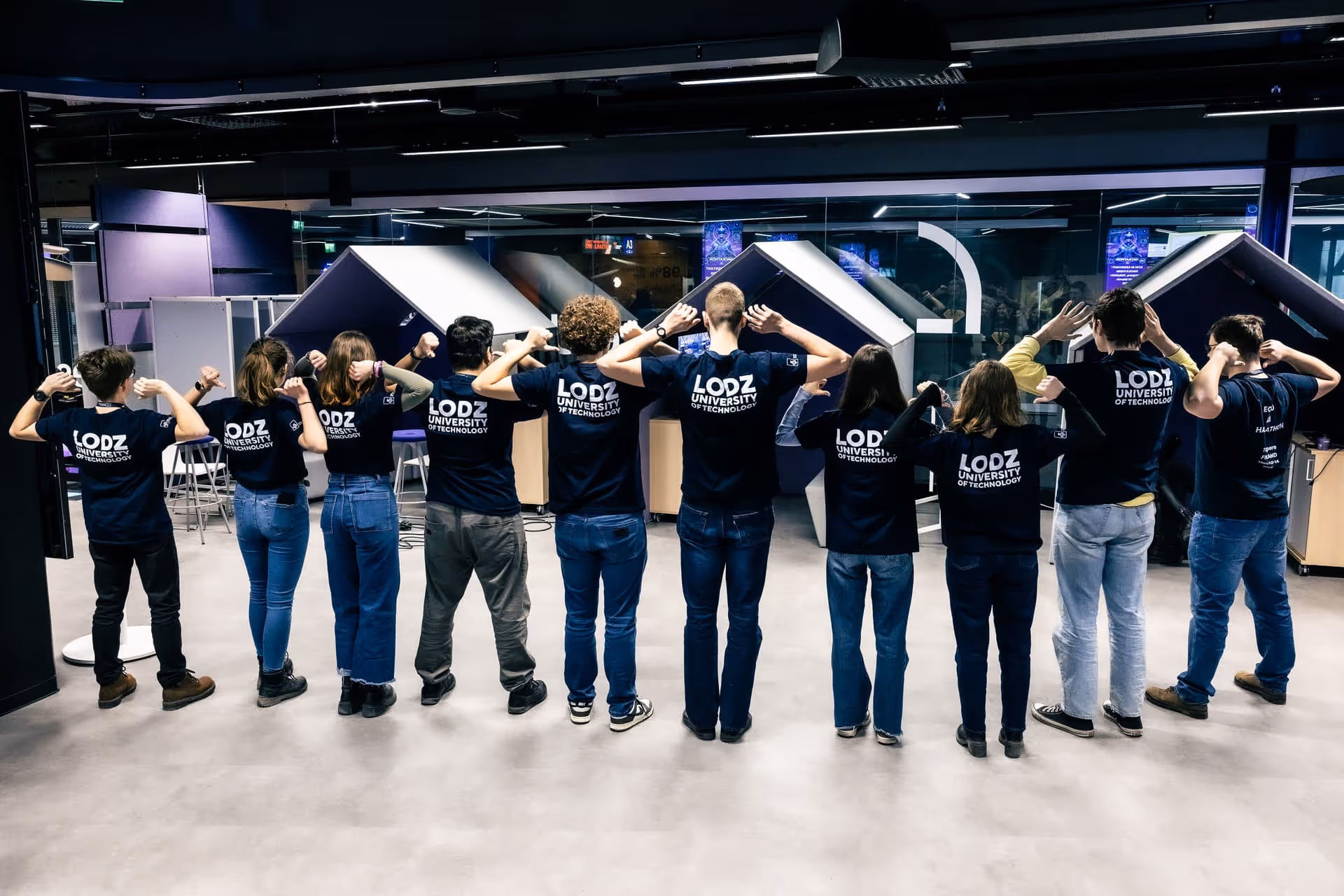ECIU AI Hackathon session at LODZ