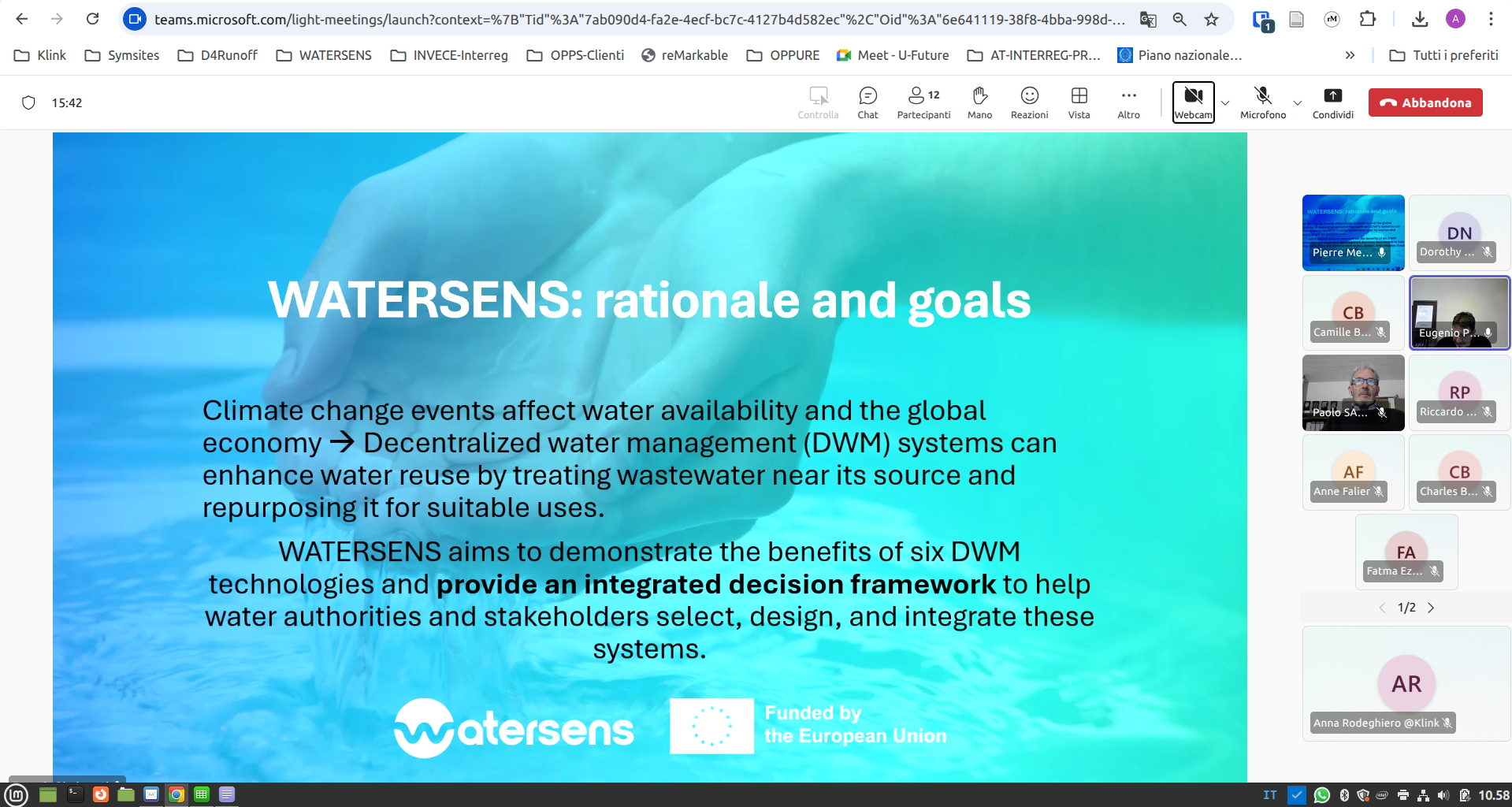 University of Pisa and KlinK Present an AI-Based Governance Framework for Decentralised Water Management at the Circle U. Sustainability Conference