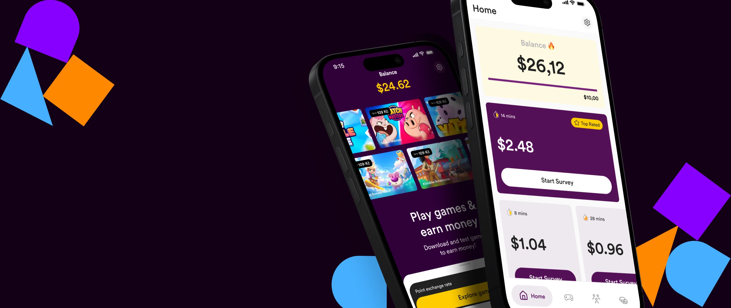 Bohemian Research mobile app screens