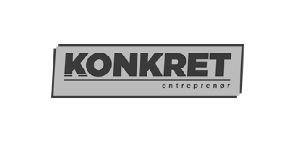 Konkret entreprenør logo.