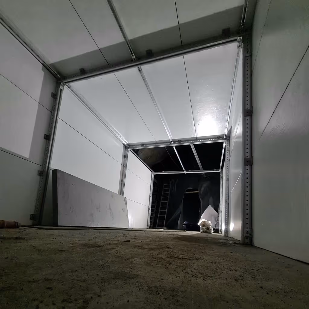 Emergency sluice in Foamrox elements