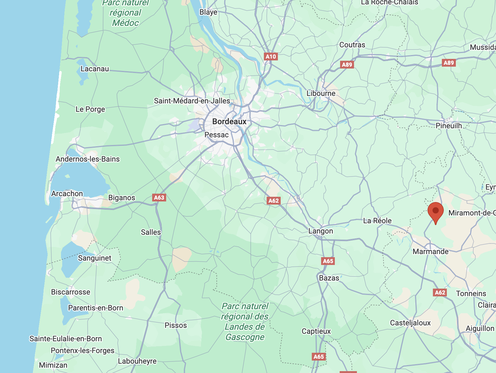 Simplified map of Castellina Marittima, Tuscany