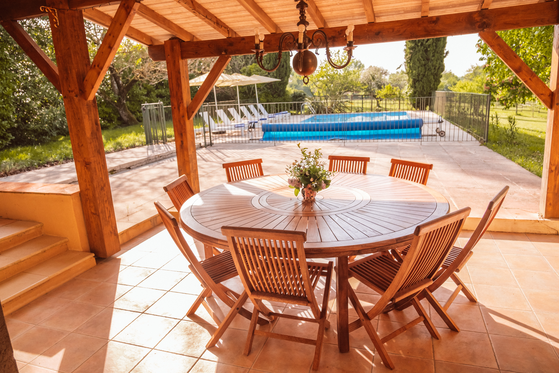 A man sitting in the room in old romantic cottage