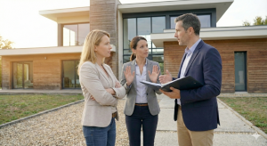 Remises des clés aux propriétaires à la réception de chantier