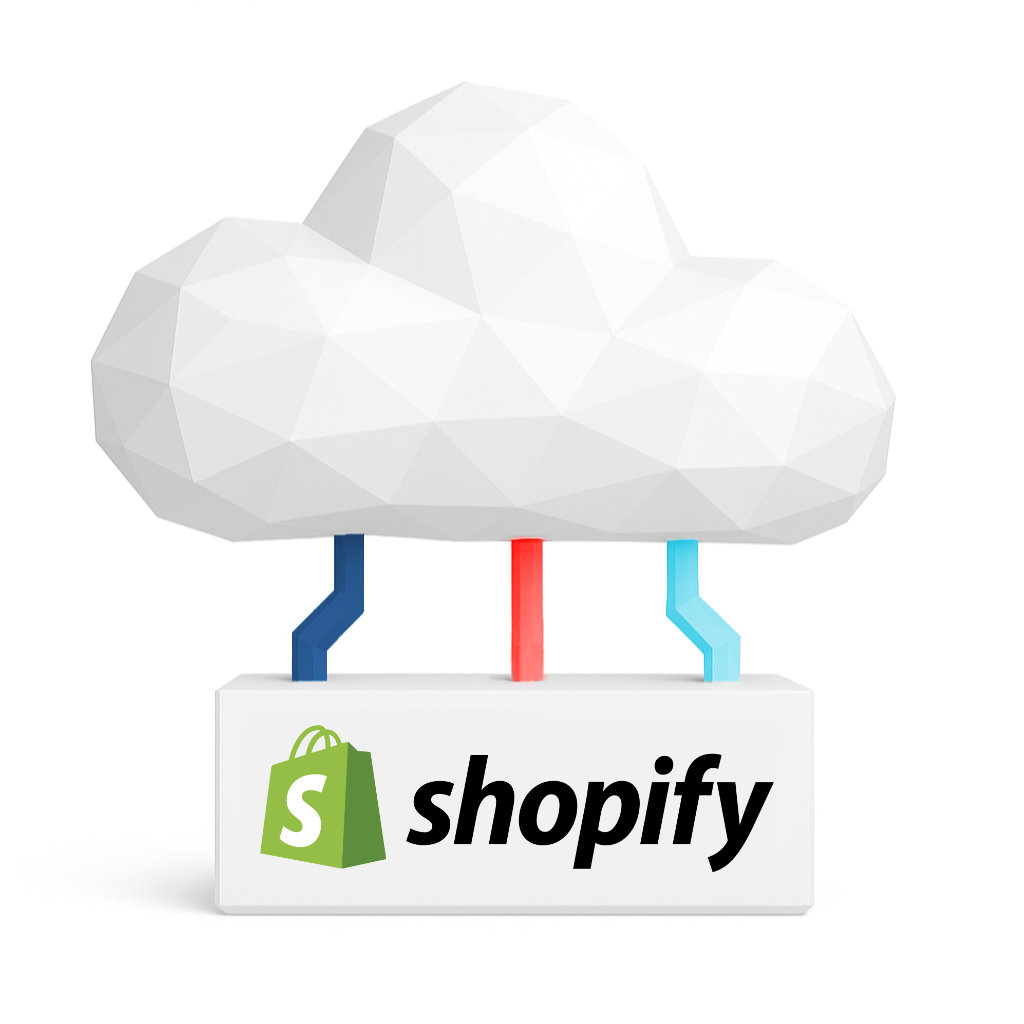Cloud9 Fulfilment cloud with the Shopify logo below